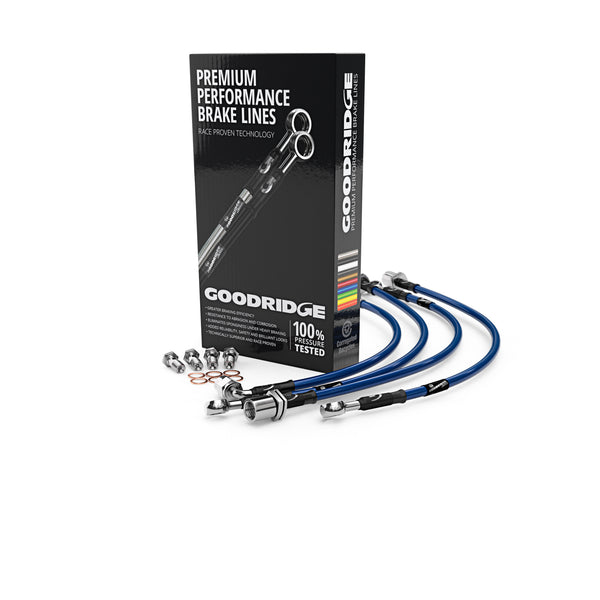 EPC Front Brake Hose For Jaguar XKE, 420G, MKX, XK150, XJ6 & DeTomaso Pantera – GHP93-1