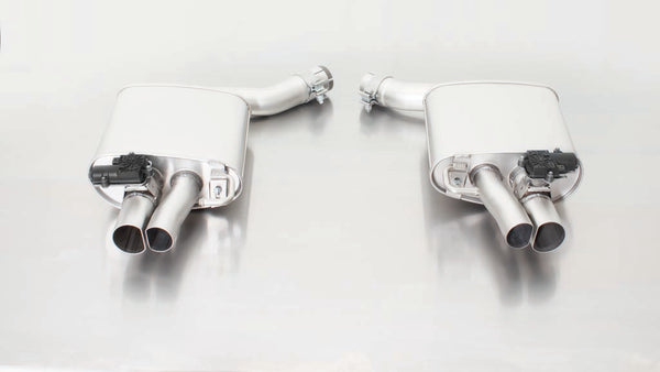 Remus Audi RS6 (2013+) - Stainless Steel Rear Silencer Left/Right with Integrated valves using the OE valve control system with Uses OE Tailpipes - Panthera Performance Supplies