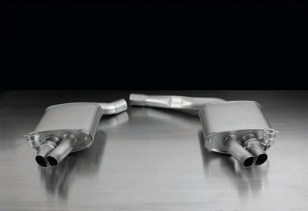 Remus Audi RS4 (2012+) - Stainless Steel Rear Silencer Left/Right with vacuum operated valves controlled by OEM system with Uses OE Tailpipes - Panthera Performance Supplies