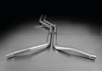 Remus Audi S4 (2009+) - Stainless Steel Non-Resonated Downpipe back System Left/Right with 2 tail pipes Ø 84 mm angled - Panthera Performance Supplies