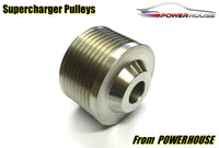 Powerhouse Jaguar XKR 5.0 Supercharger Upper Pulley (X150) - Panthera Performance Supplies