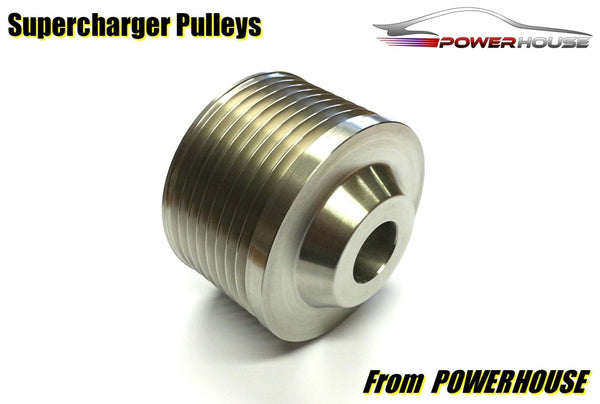 Powerhouse Jaguar XKR 5.0 Supercharger Upper Pulley (X150) - Panthera Performance Supplies