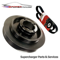 Powerhouse Jaguar XJR-6 4.0 Supercharger Lower Pulley Performance (X300) - Panthera Performance Supplies