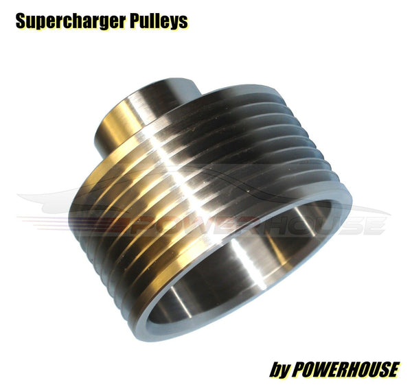 Powerhouse Jaguar XF Super V8 4.2 Supercharger Upper Pulley 6% (X250) - Panthera Performance Supplies